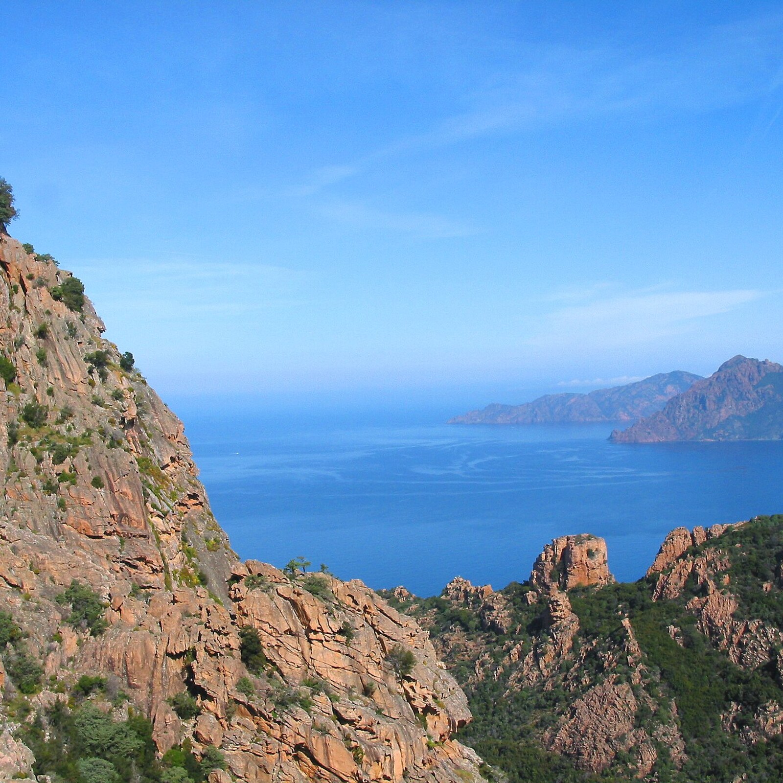 Calanques de Piana sur la côte ouest de la Corse