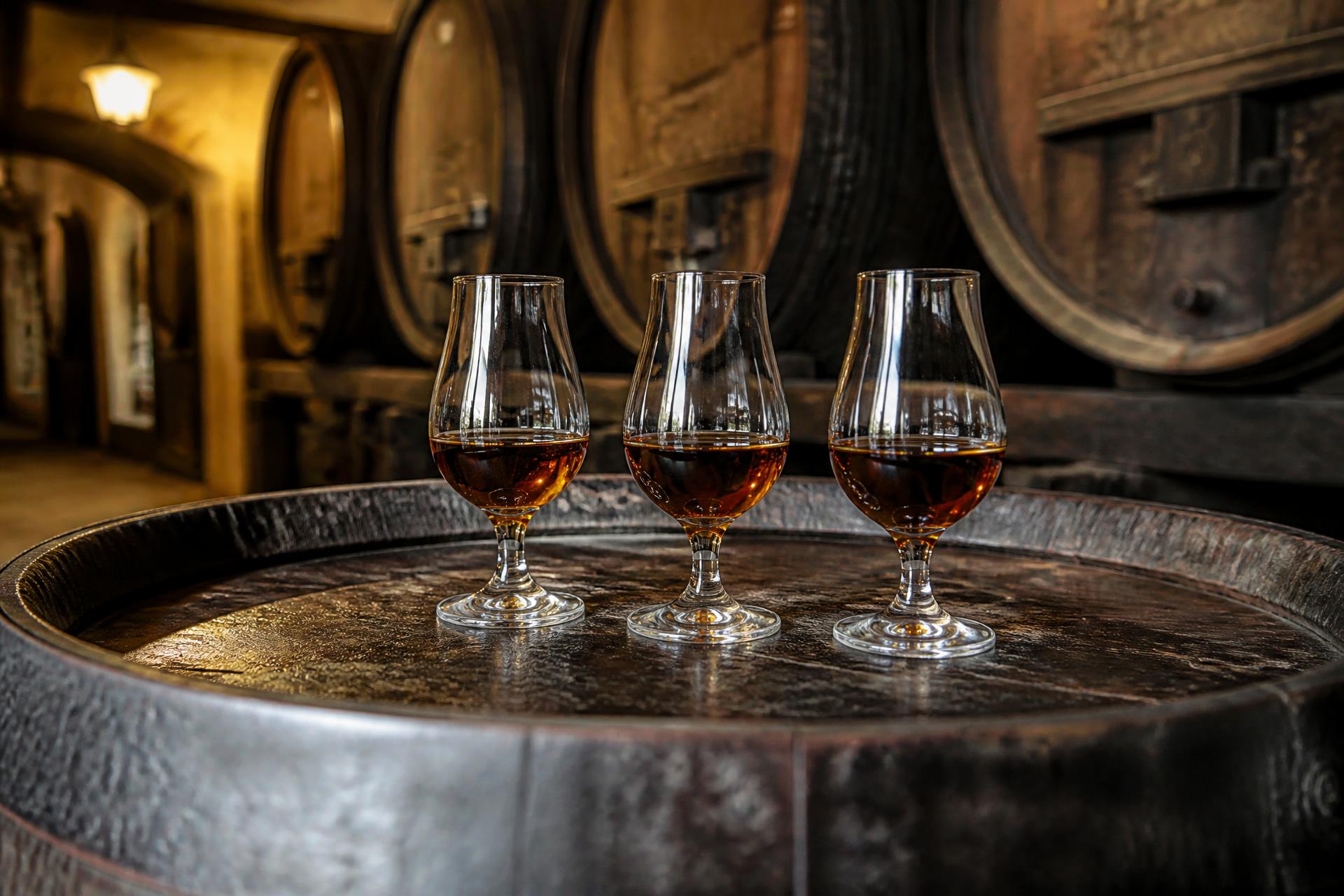 Dégustation de vin de Madère dans un chai traditionnel de Funchal